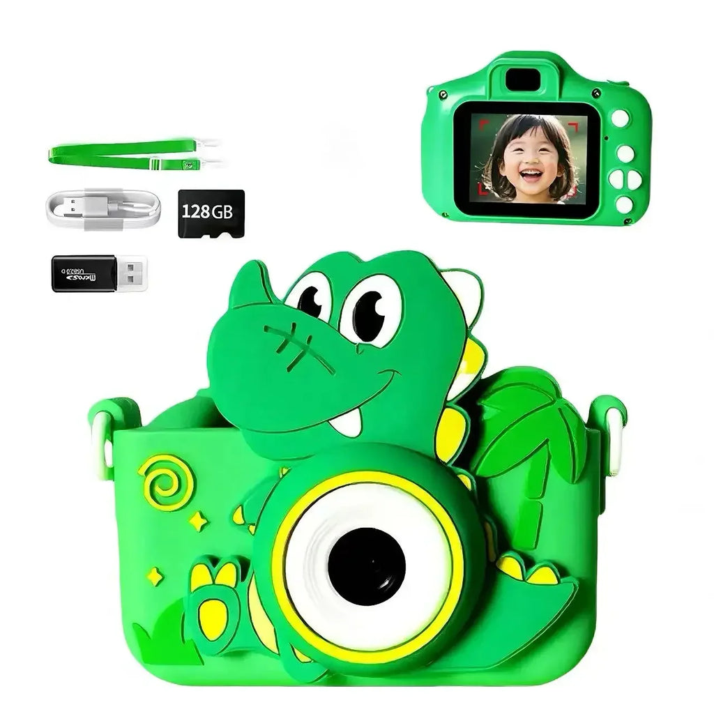 Kids Dual Lens 1080P HD Digital Camera + 128GB | Boys & Girls
