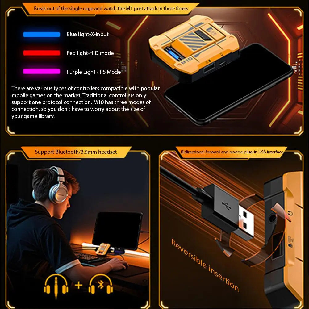Gamwing M10 Mobile Keyboard & Mouse Converter for Android iOS