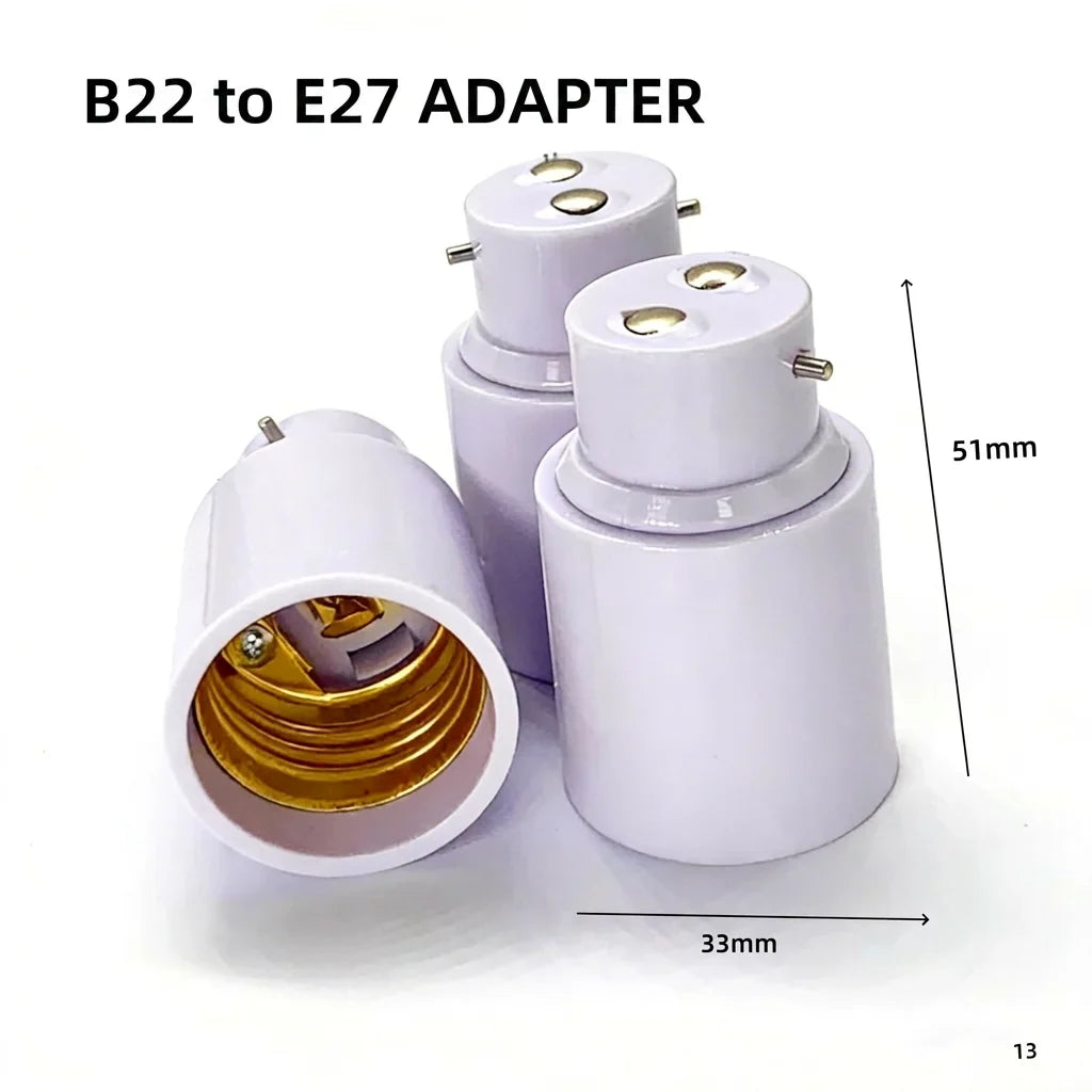 Lamp Holder Converter Compatible Socket Adapter E27 E14 Insulating