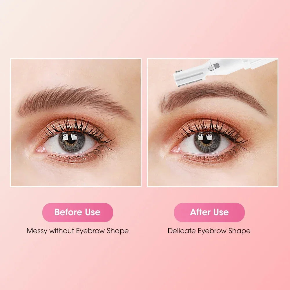 Ms.Dear Dual-Blade Rechargeable Electric Eyebrow Trimmer