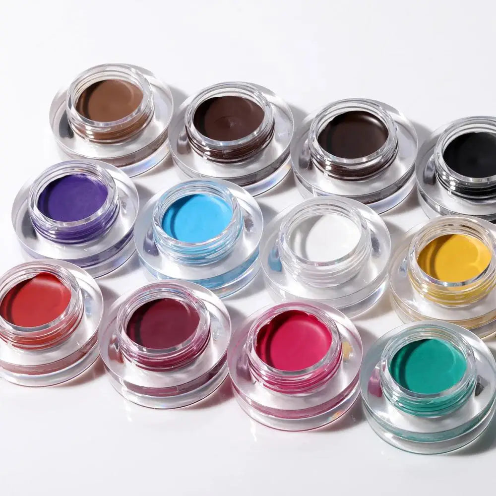 HANDAIYAN Waterproof Eyebrow Gel Cream – 12 Shades, Long Lasting