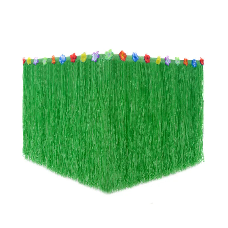 100X60CM Tropical Luau Grass Table Skirt Party Tiki Hawaii Theme