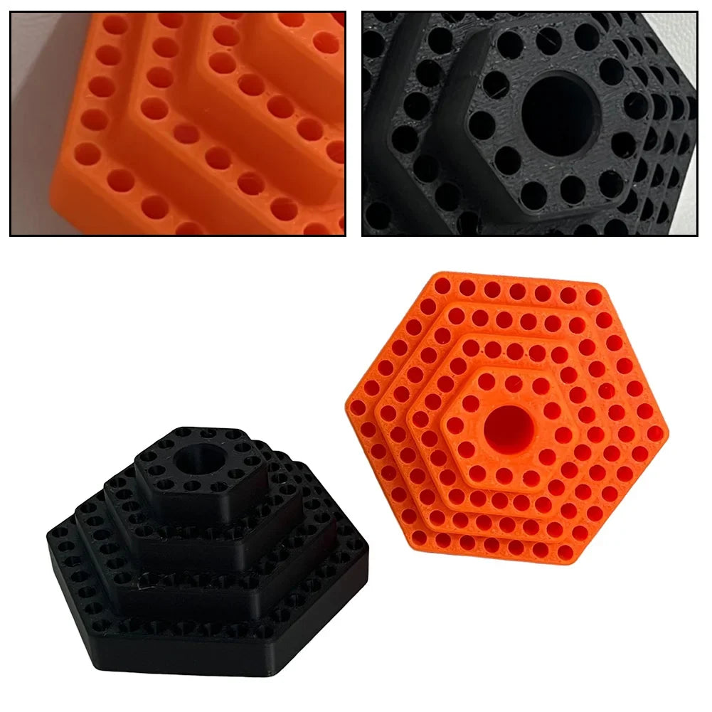 4.8mm Hex Drill Bit Holder & Organizer Stand – Plastic