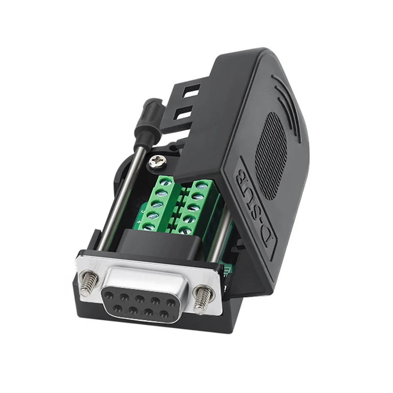 DB9 Connector RS232 Male Female 9 Pin RS485 Breakout Terminals COM
