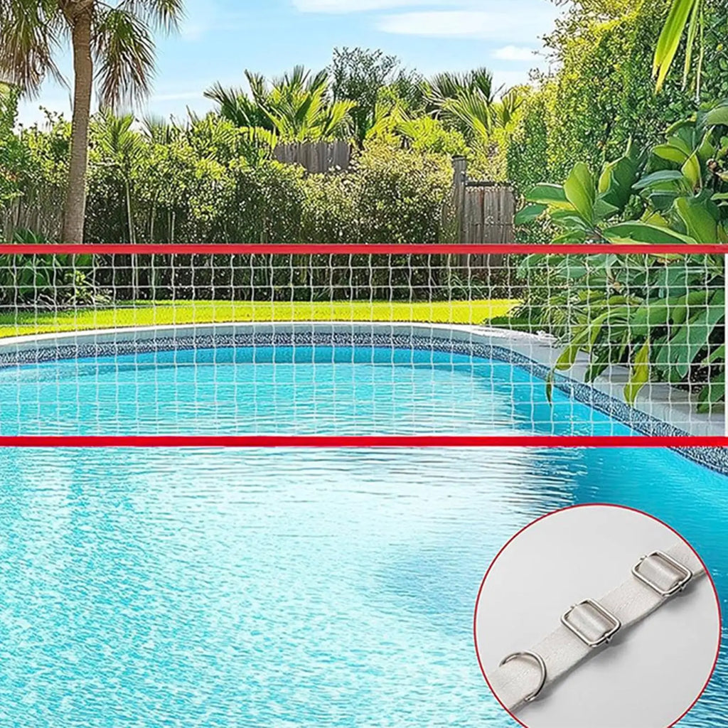 Adjustable Pool Volleyball Net – Beach, Garden & Backyard