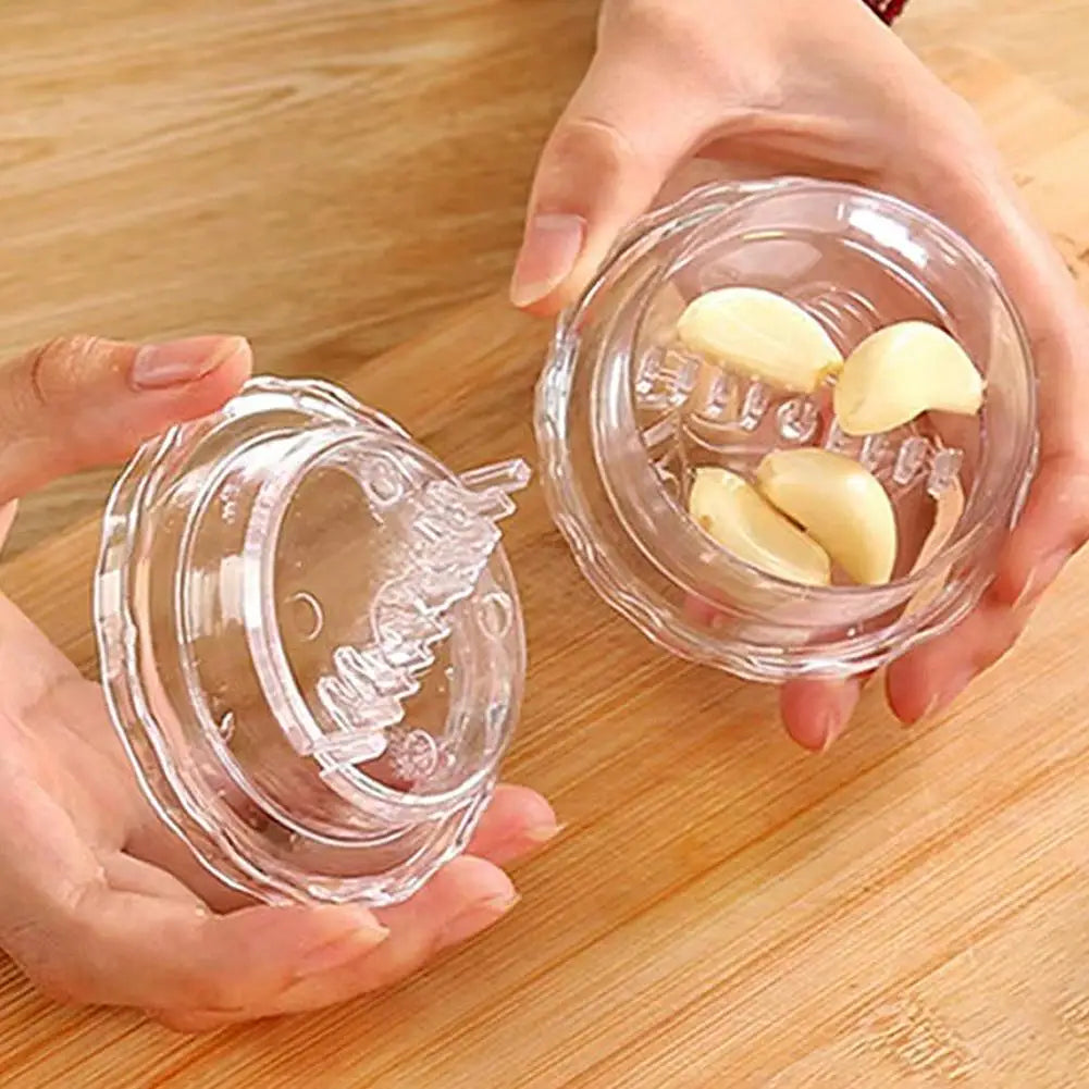 Manual Twist Garlic Press Mincer | Plastic Garlic Crusher