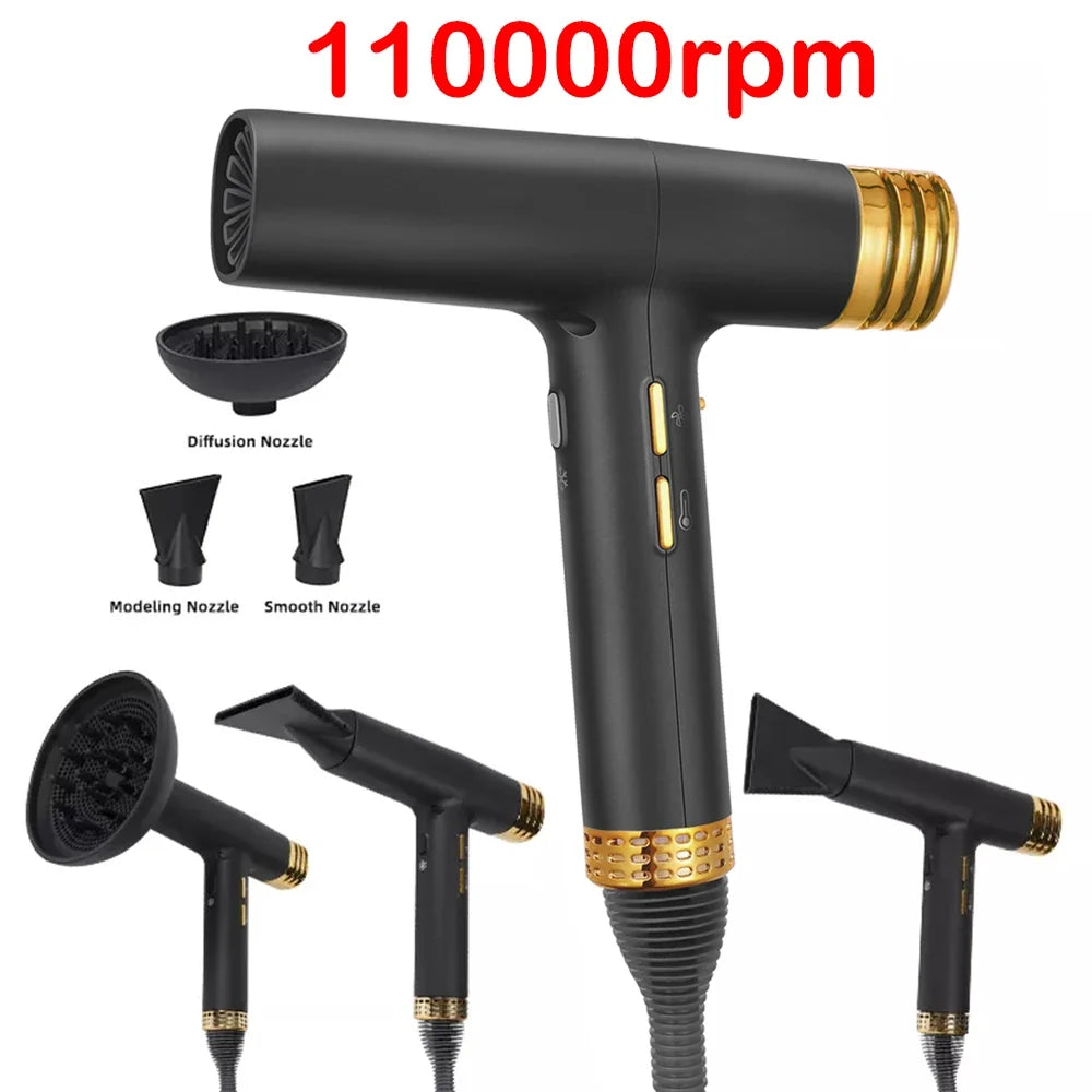 YOOSilk 110,000 RPM Brushless Negative Ion Hair Dryer SK2