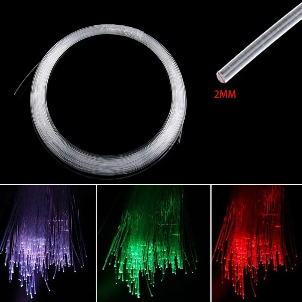 3-Pack Side Glow Fiber Optic Cable 2mm x 3M – MMA Car & Decor