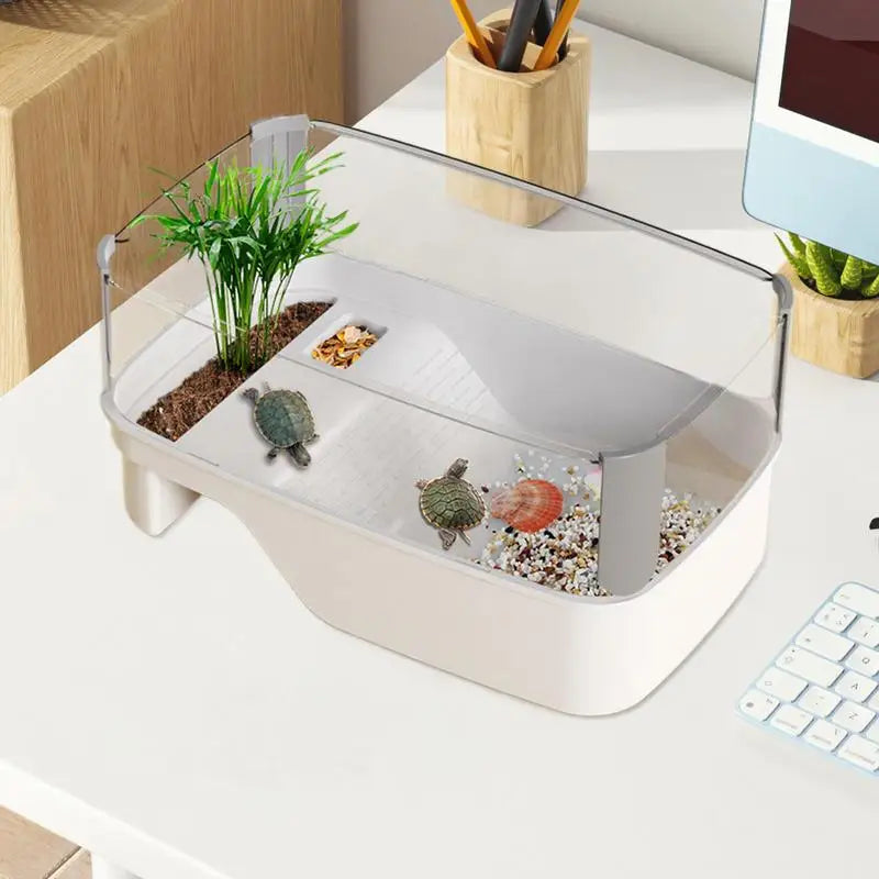 Small Turtle Tank Kit – Basking, Climbing & Decor Included