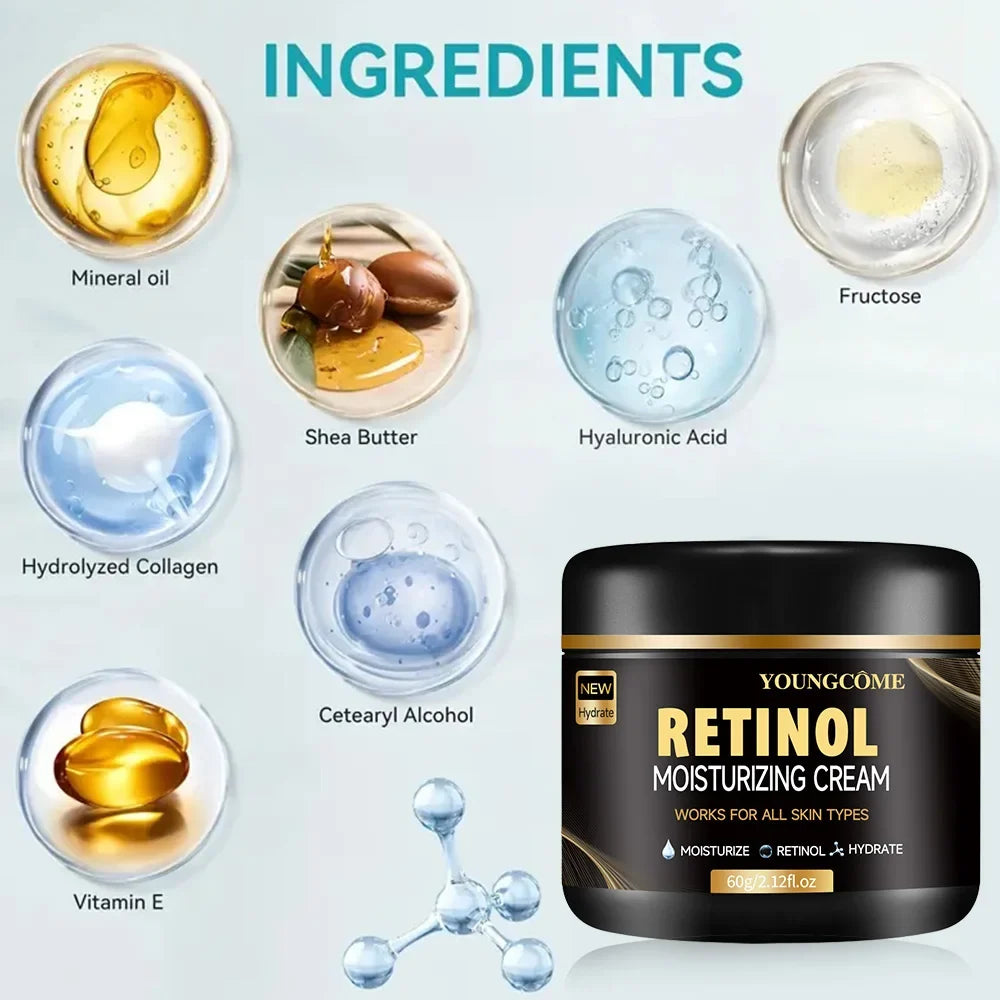 Men's Retinol Face Moisturizer Moisturizing Cream Anti-wrinkle Aging