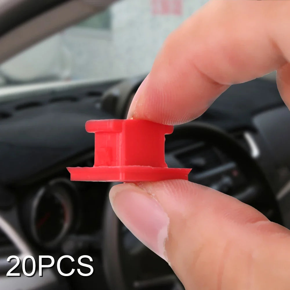 BMW E46/E65/E66/E83N Dashboard Panel Trim Clips – Red 20pcs