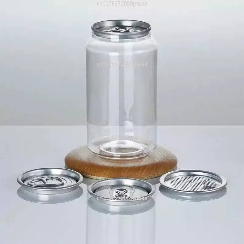Sealed Stainless Steel Beverage Can with Lid – Milk Tea & Coffee