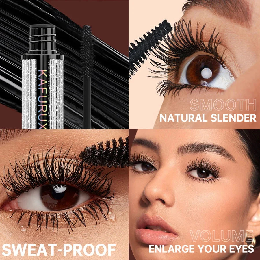 KAFURUX 5D Black Lengthening Waterproof Mascara | Korean Makeup