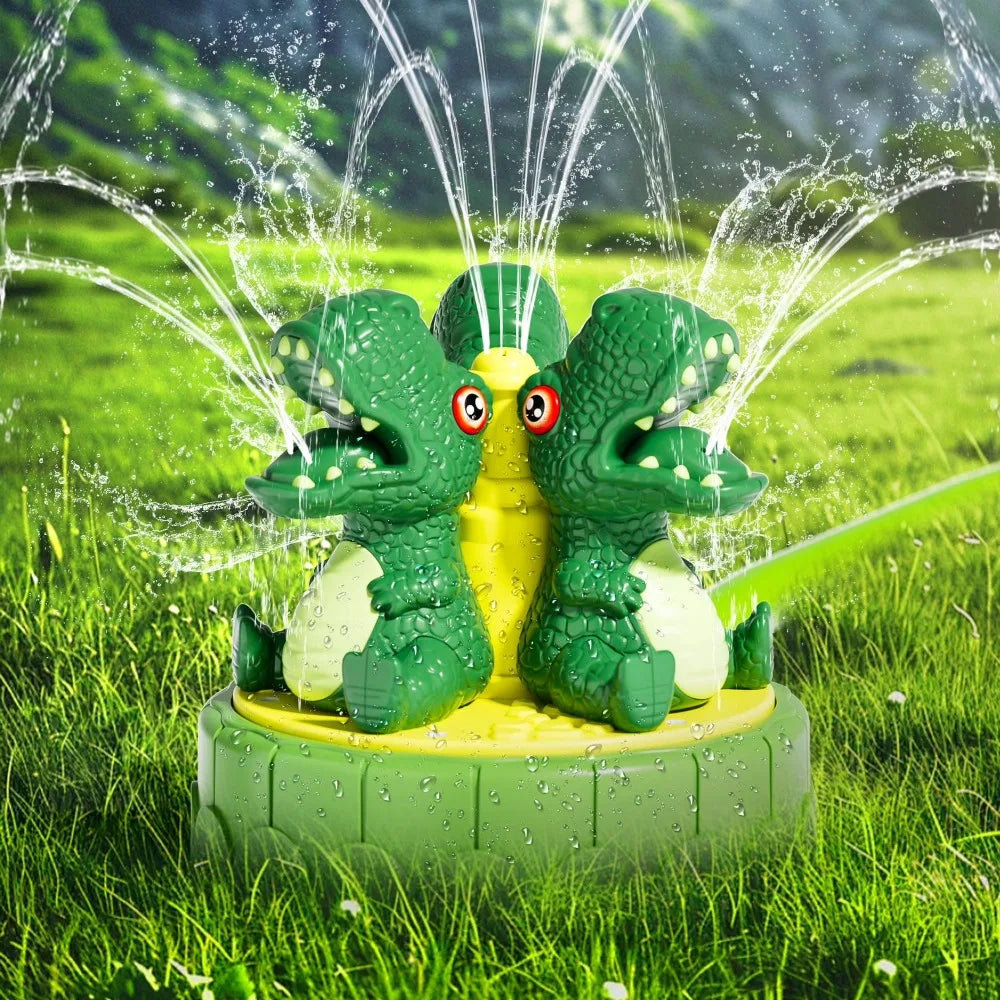 Dinosaur Water Sprinkler for Kids – Outdoor Summer Yard Toy