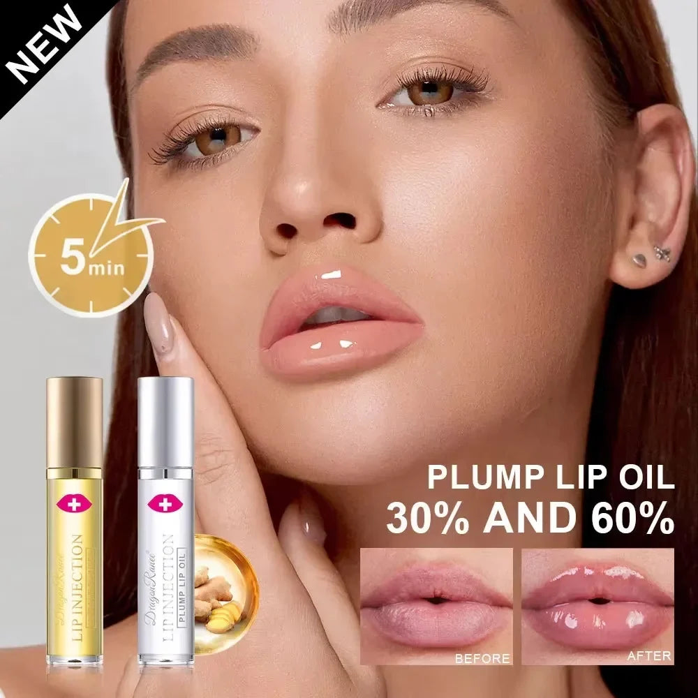 Lip Plumper Oil – Volumizing, Hydrating & Collagen Gloss