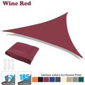 Triangle Sun Shade Sail Canopy 98 UV Block Shelter Cover Outdoor