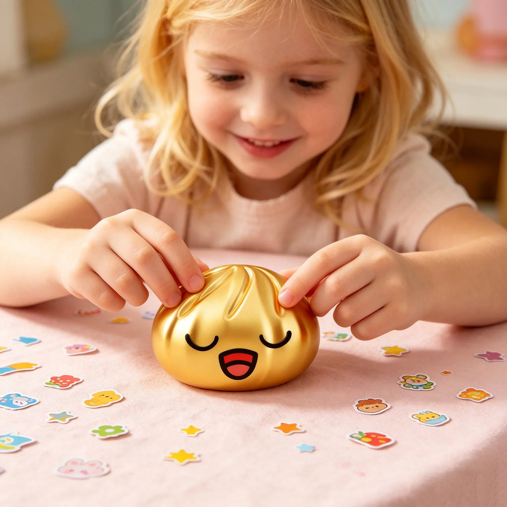 Rainbow Bread Squeeze Ball – Cute Fidget Toy for Kids & Adults