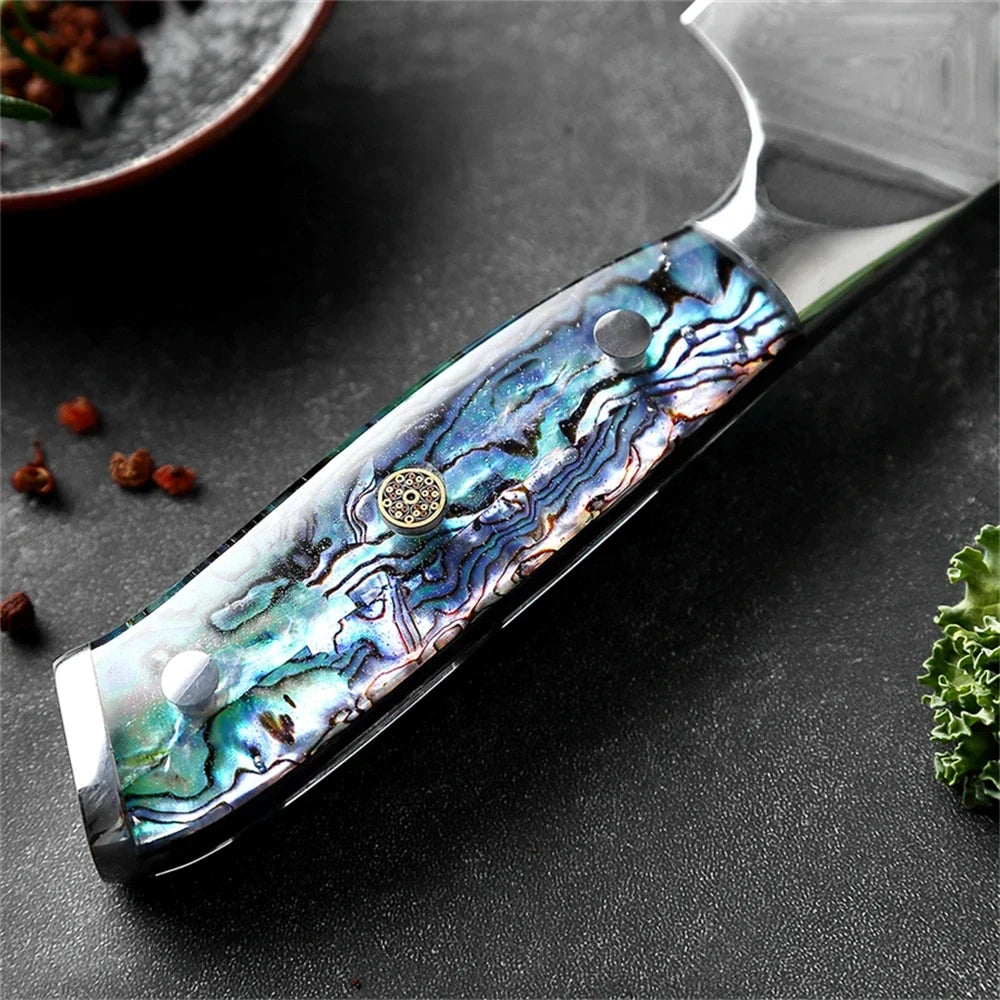 Santoku Knife – 67-Layer Damascus Steel Kitchen Knife