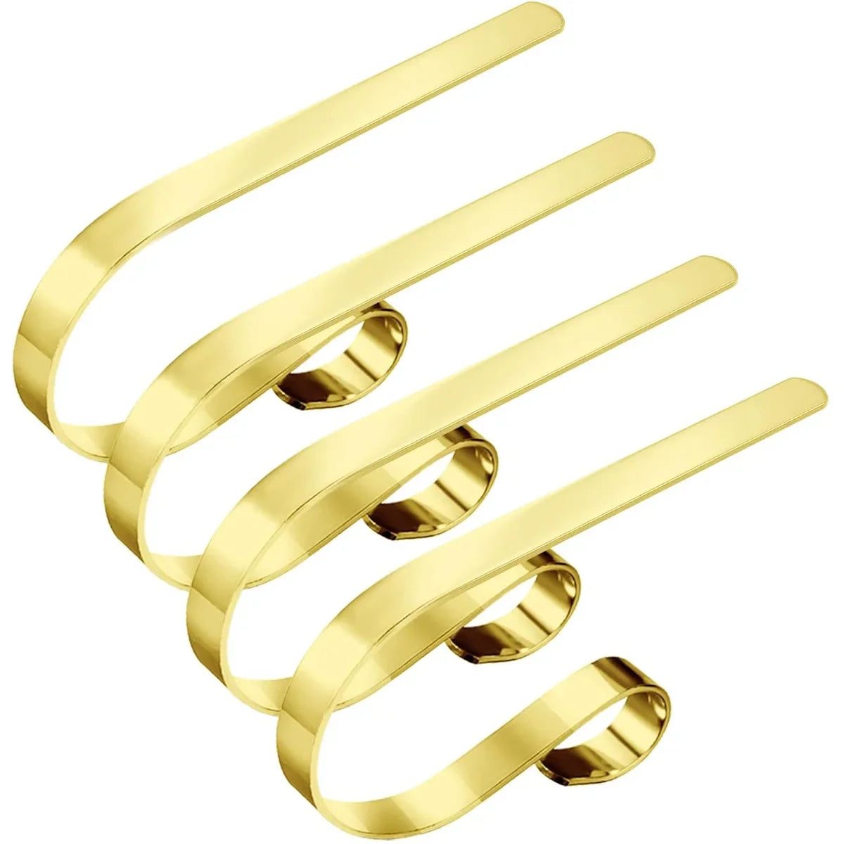 Christmas Stocking Holders for Mantle – Metal Clips 2/4 Pack