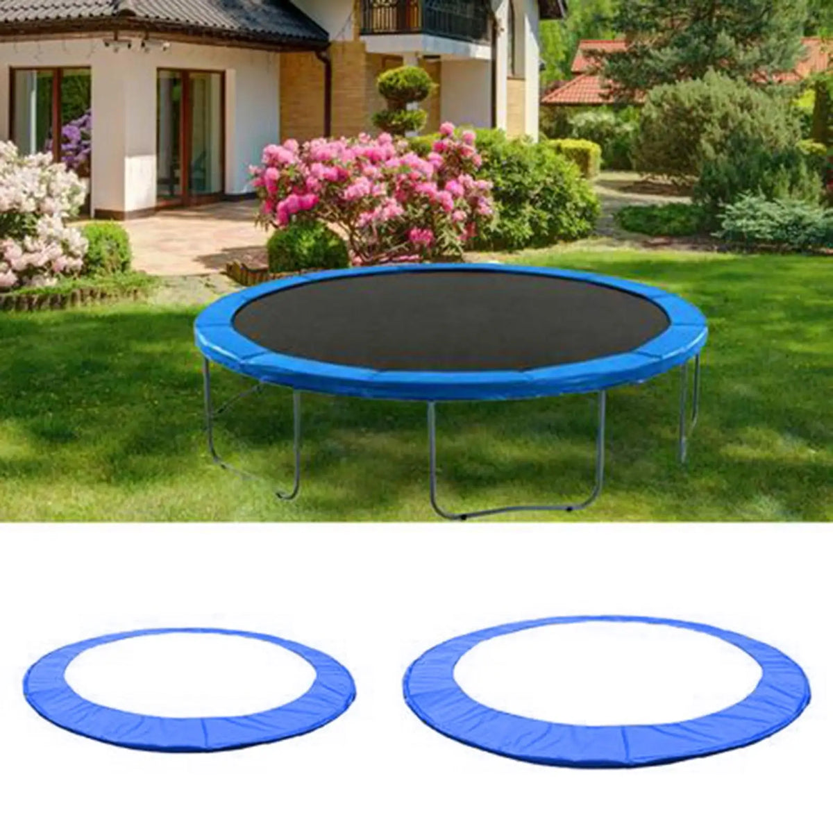 8ft & 10ft Trampoline Safety Pad – Waterproof Spring Cover
