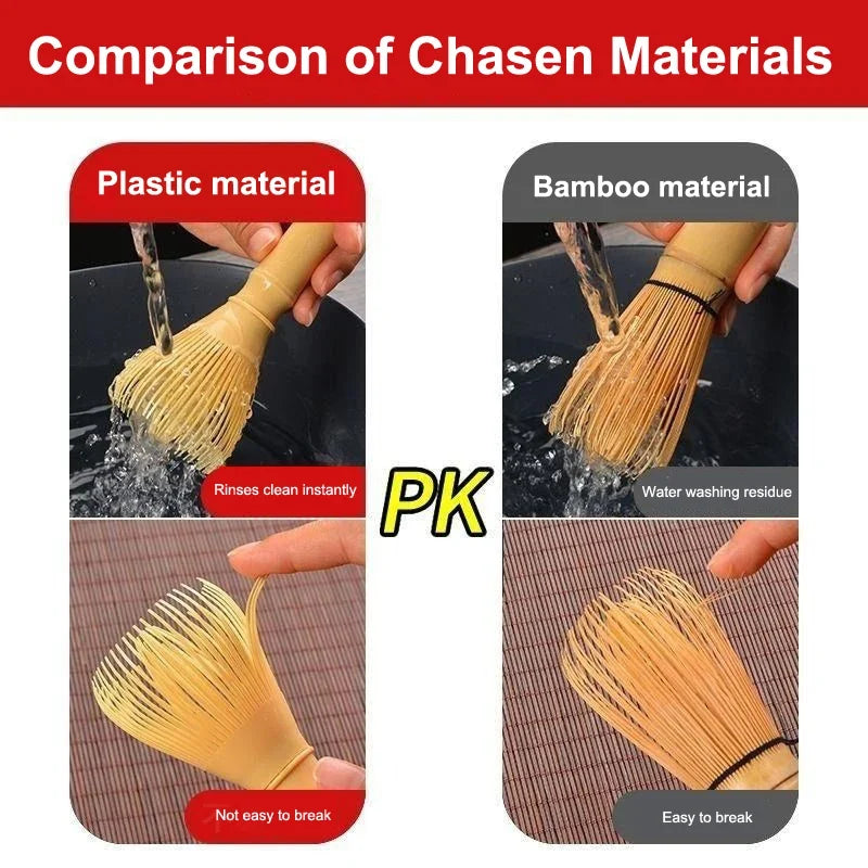 Traditional Matcha Whisk Reusable Resin Chasen Dishwasher Safe