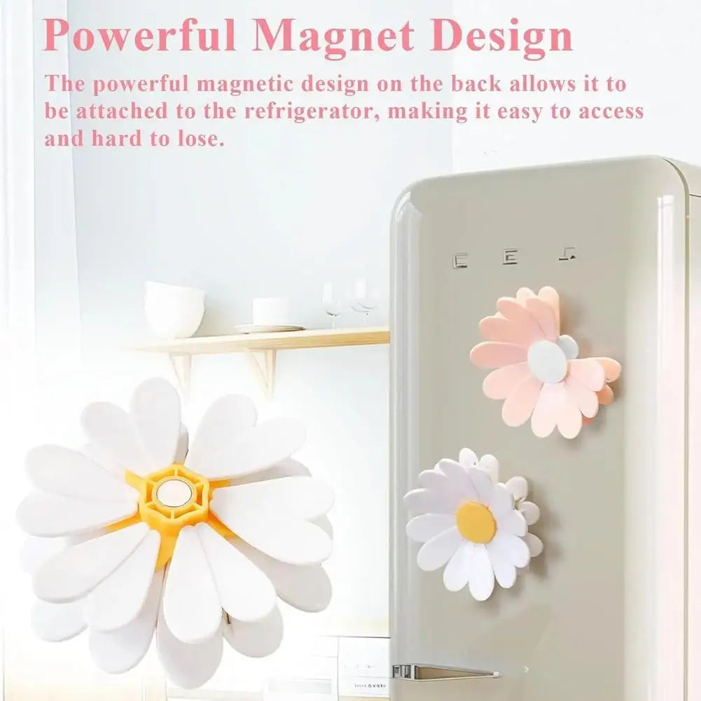 Magnetic Daisy Flower Bag Clips – 6 Petal Food Sealer