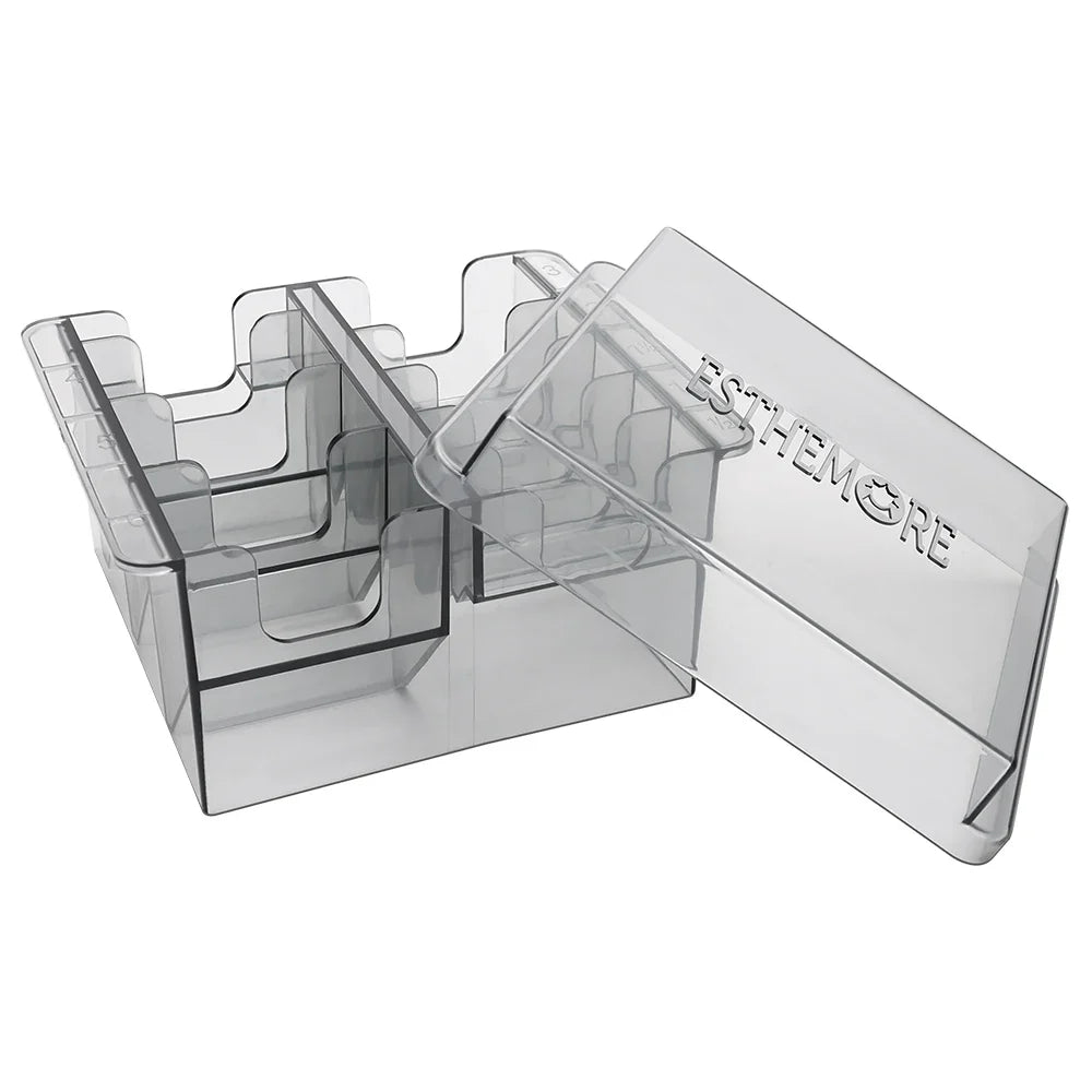 8-Grid Clipper Comb Storage Box | Hair Salon Organizer