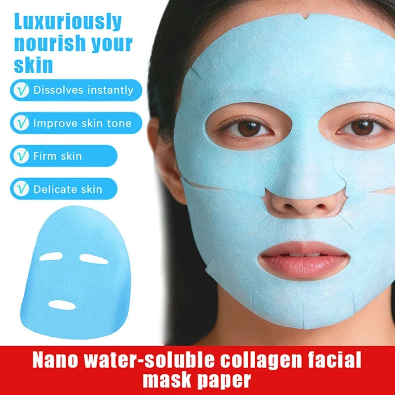 Collagen Soluble Facial Mask Film – Tightening & Hydrating Patches