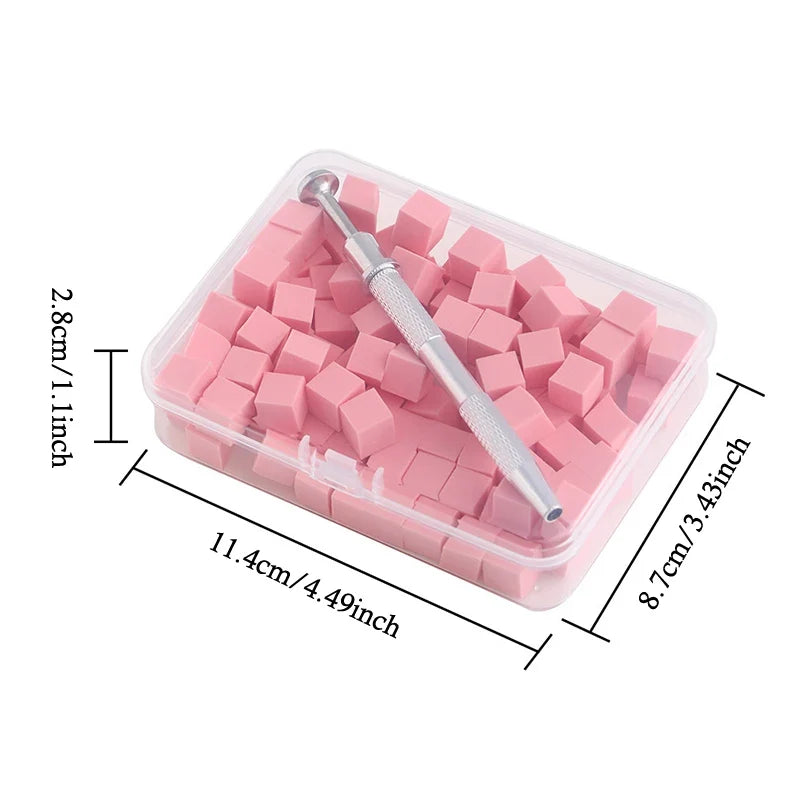 Nail Art Sponge Set 50/100 Pcs – Ombre Gradient Manicure Kit