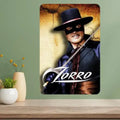 Zorro Classic TV Show Metal Poster Sign – Vintage Wall Art