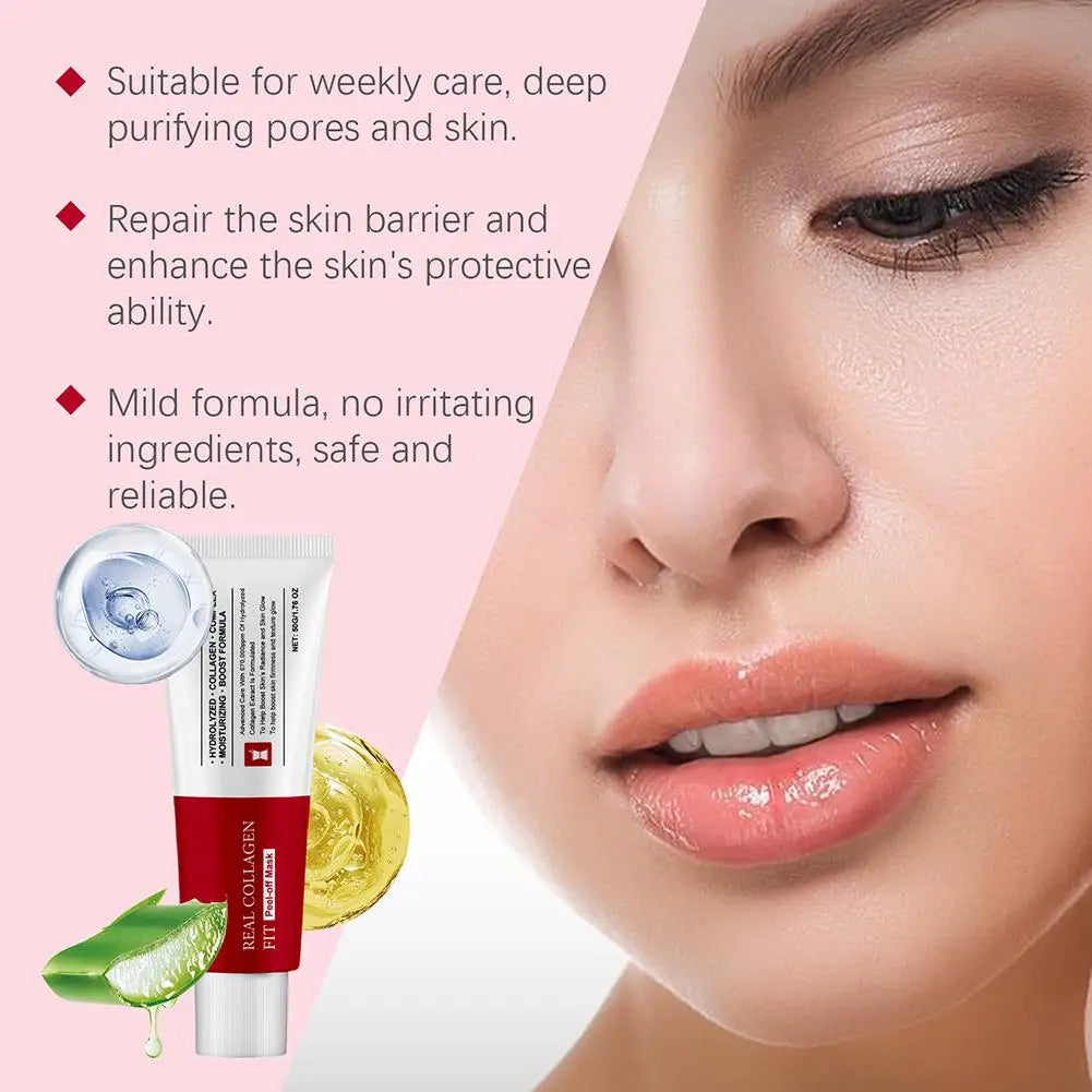 Collagen Peel-Off Face Mask – Hydrating & Glowing Skin 50g