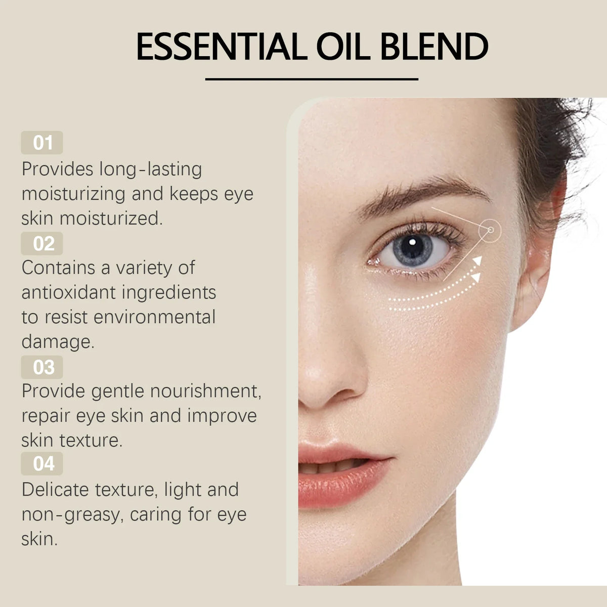 Firming Eye Roll-On Serum | Dark Circles & Wrinkle Care