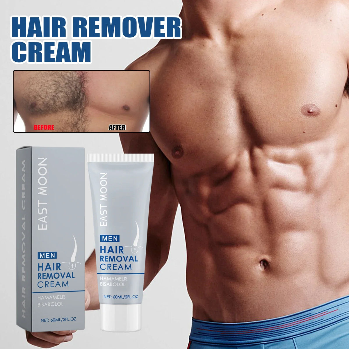 East Moon Depilatory Cream – Gentle Whole Body Hair Removal