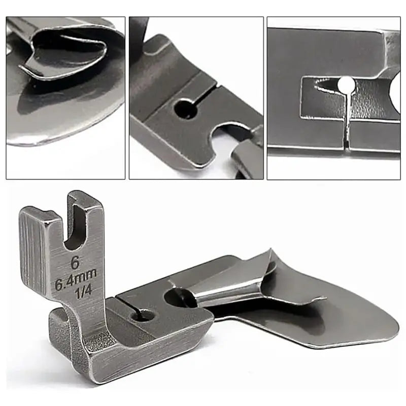 A36T- Hem Pull Tube Silk Chiffon Skirt Crimping Presser Foot Flat Car