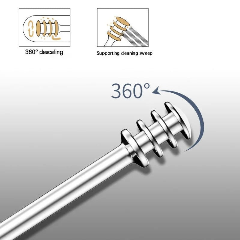 6-Piece Stainless Steel Ear Wax Removal Tool Set | Ear Cleaner Kit
