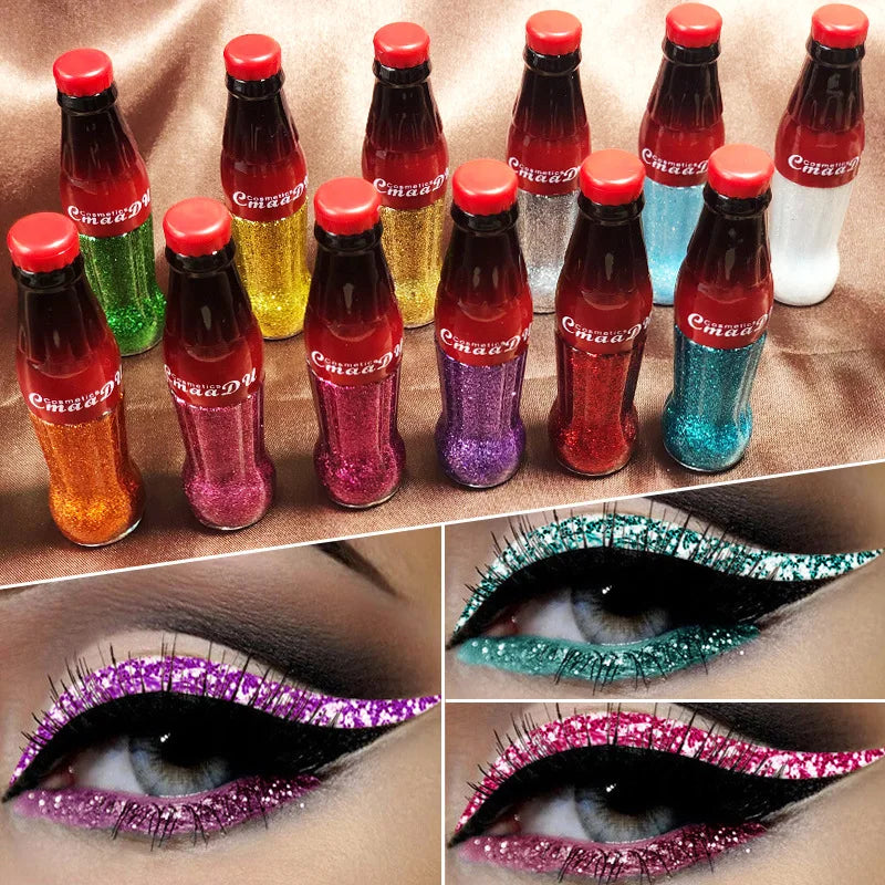 Waterproof Glitter Eyeliner Eyeshadow Stick Vibrant Long-lasting