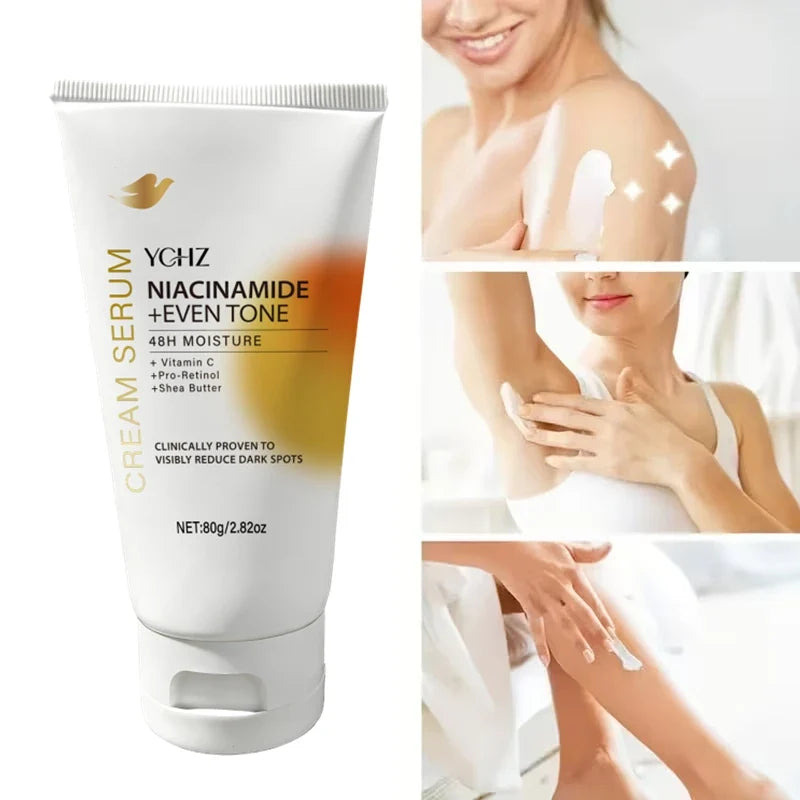 YCHZ Face & Body Brightening Cream – Even Tone, 80g