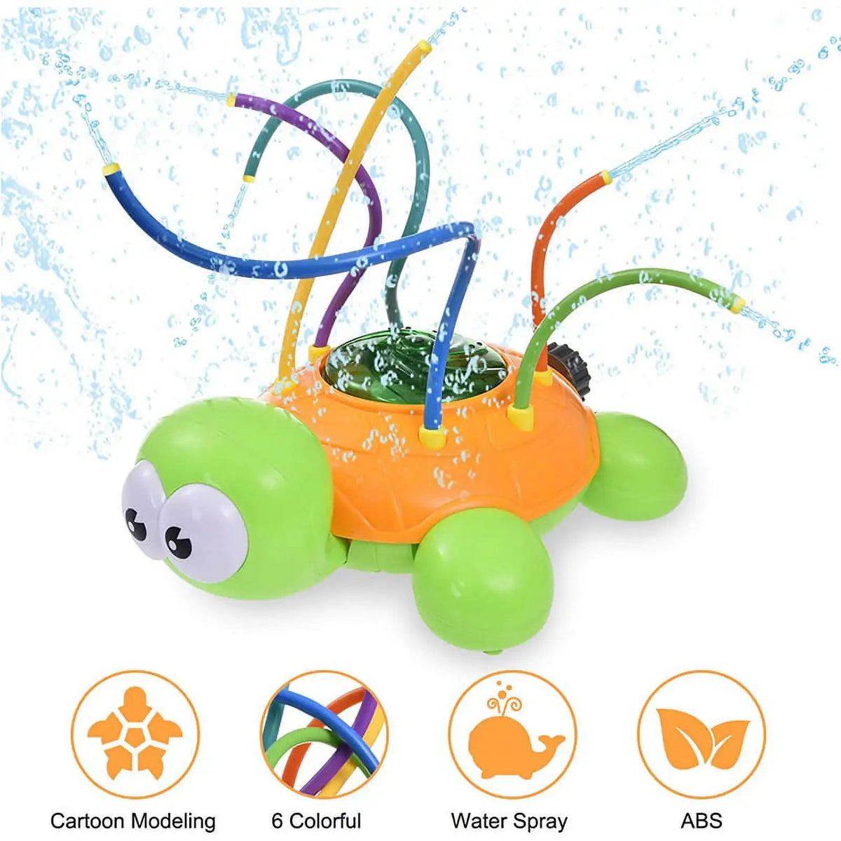 Kids Spinning Turtle Water Sprinkler | Outdoor Summer Toy