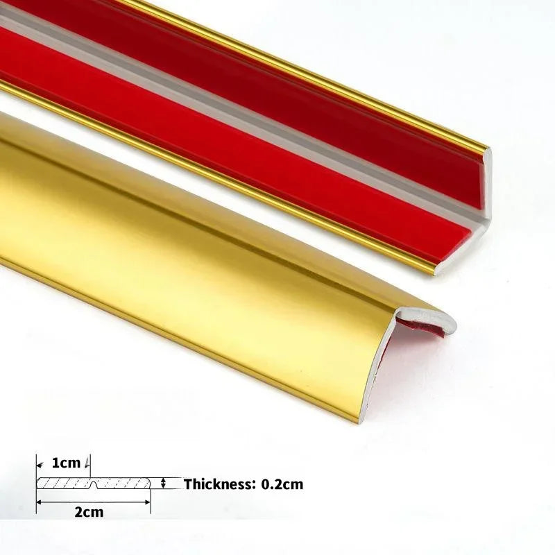 Self-Adhesive Wall Corner Trim Strip | PVC Decorative Molding
