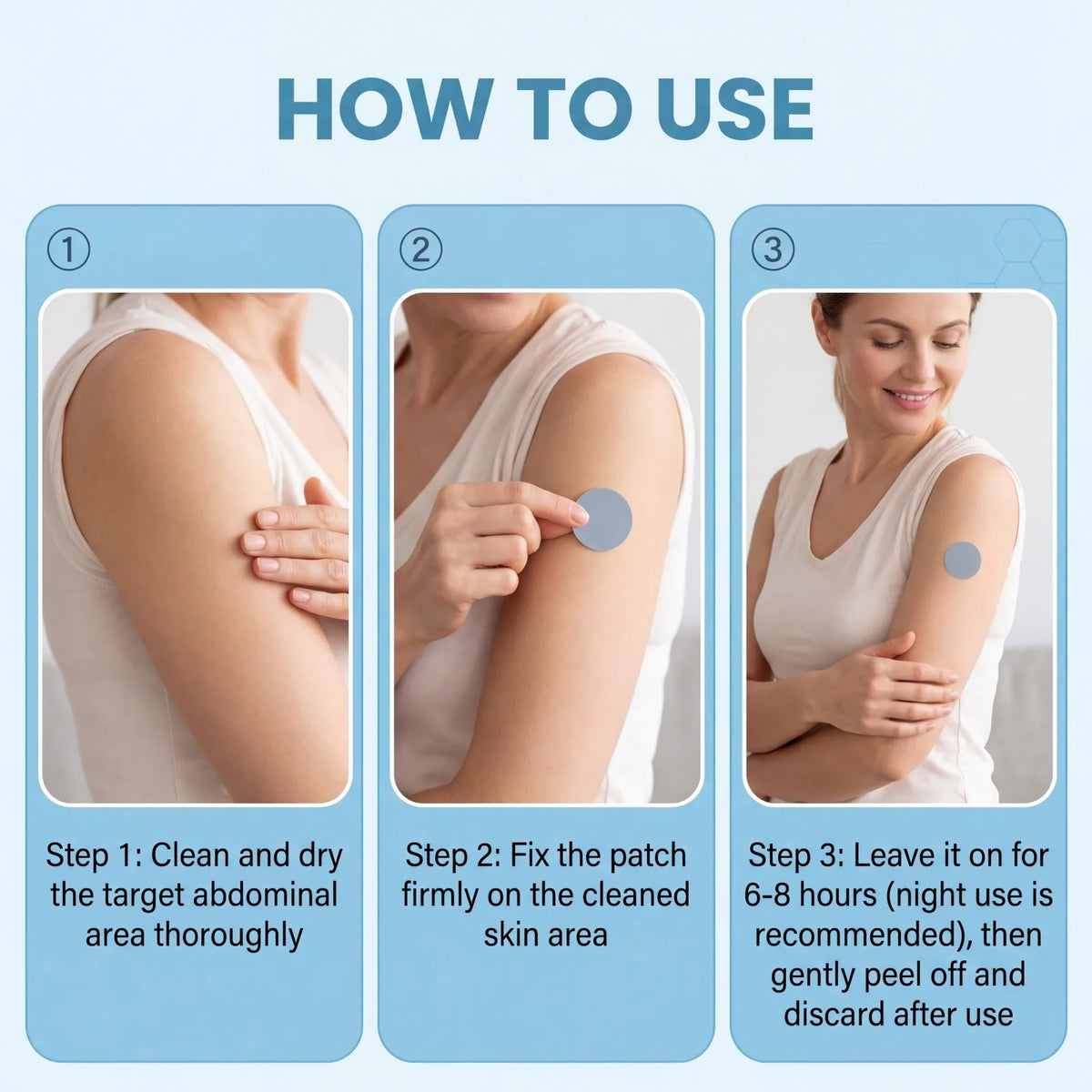 Moisturizing Body Care Patches – Hydrating Skin Stickers 30pc