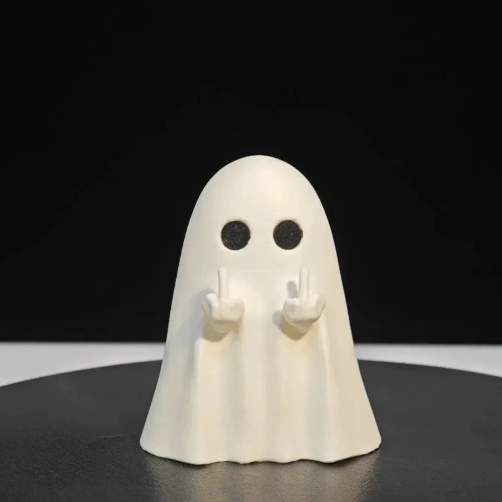 Luminous Ghost Figurine | Glow in the Dark Plastic Statue