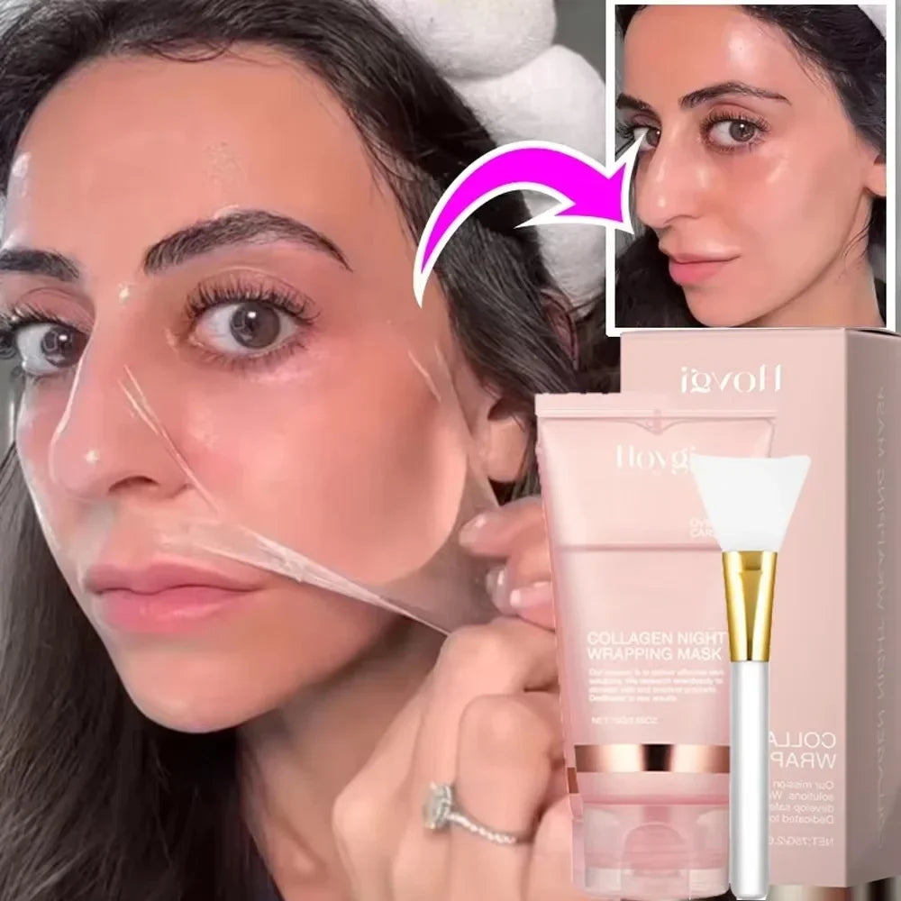 Collagen Overnight Peel-Off Face Mask – Hydrating & Firming