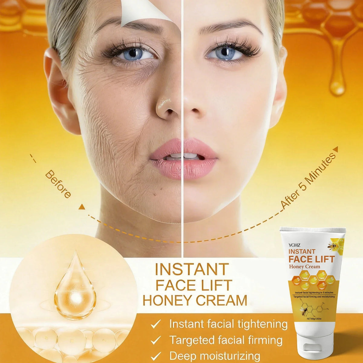 Bee Venom Lifting Face Cream – Firms, Smooths & Hydrates 80g