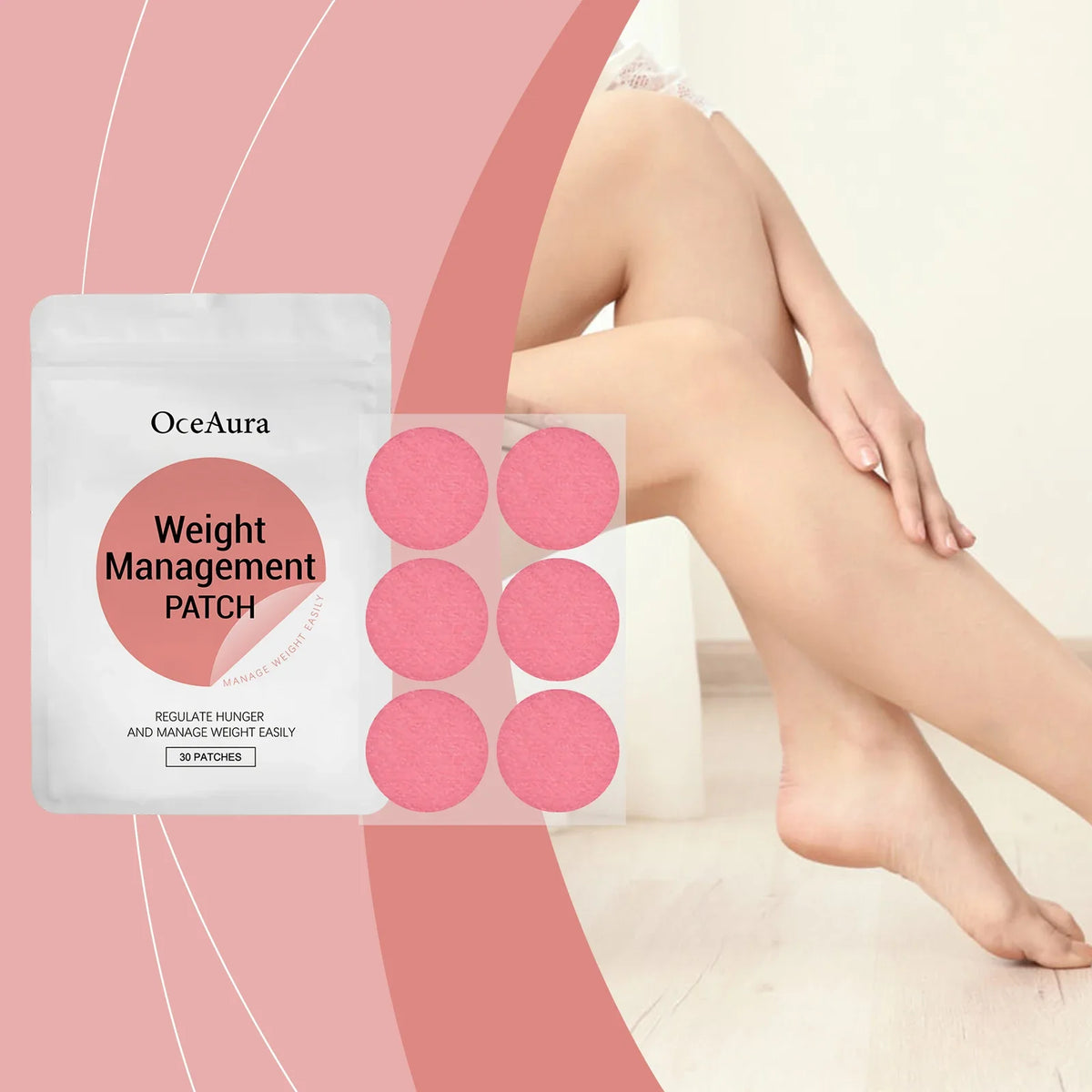 OceAura Body Care Patches – Metabolism & Appetite Support 30pk