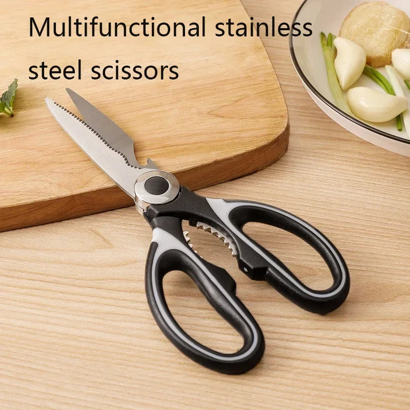 Stainless Steel Multifunctional Kitchen Scissors & Meat Shears