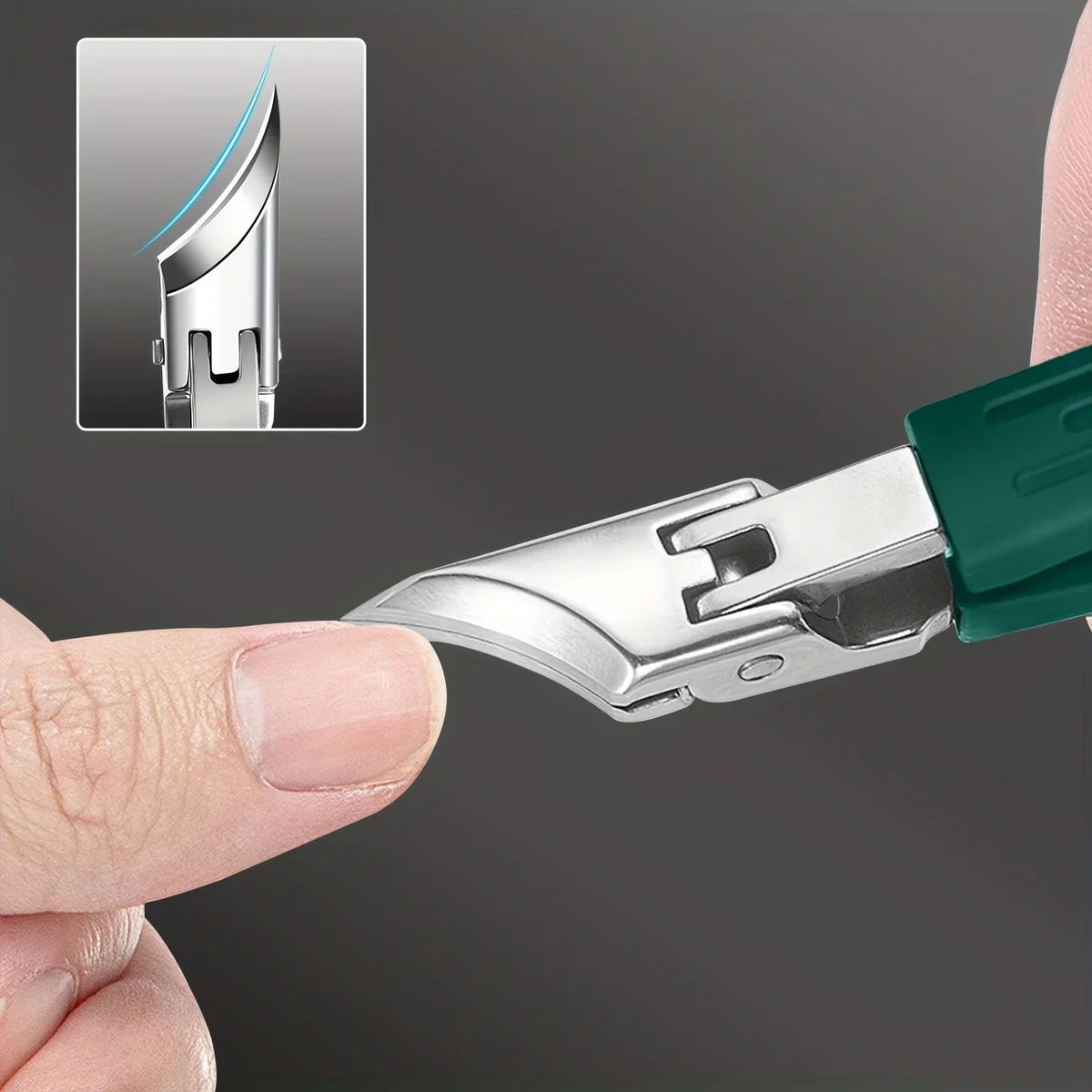 Ingrown & Thick Nail Clipper | 25° Precision Beveled Trimmer