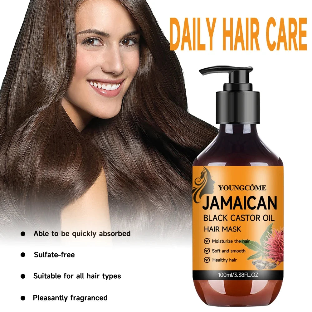 Black Castor Oil Hair Mask – Deep Conditioning Treatment 100ml