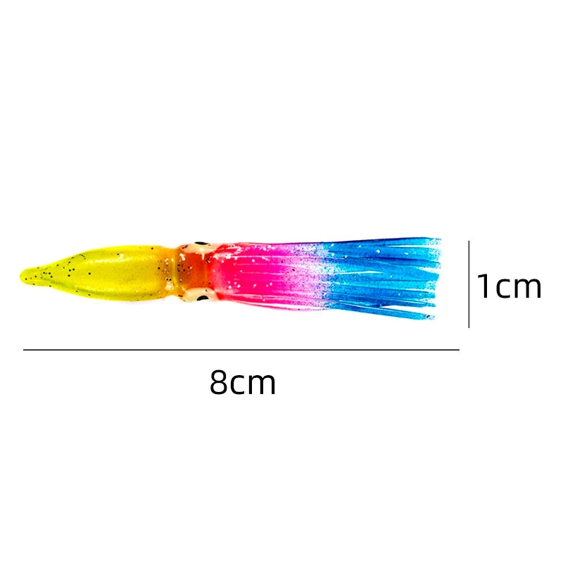 Soft Lure Squid Artificial Bait Lures Octopus Tuna Sailfish Baits