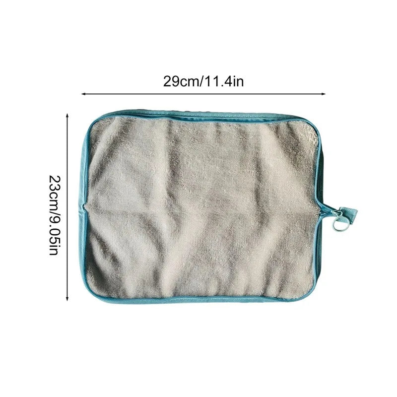 Waterproof Wet Umbrella Bag Foldable Absorbent Pouch Travel Car Home
