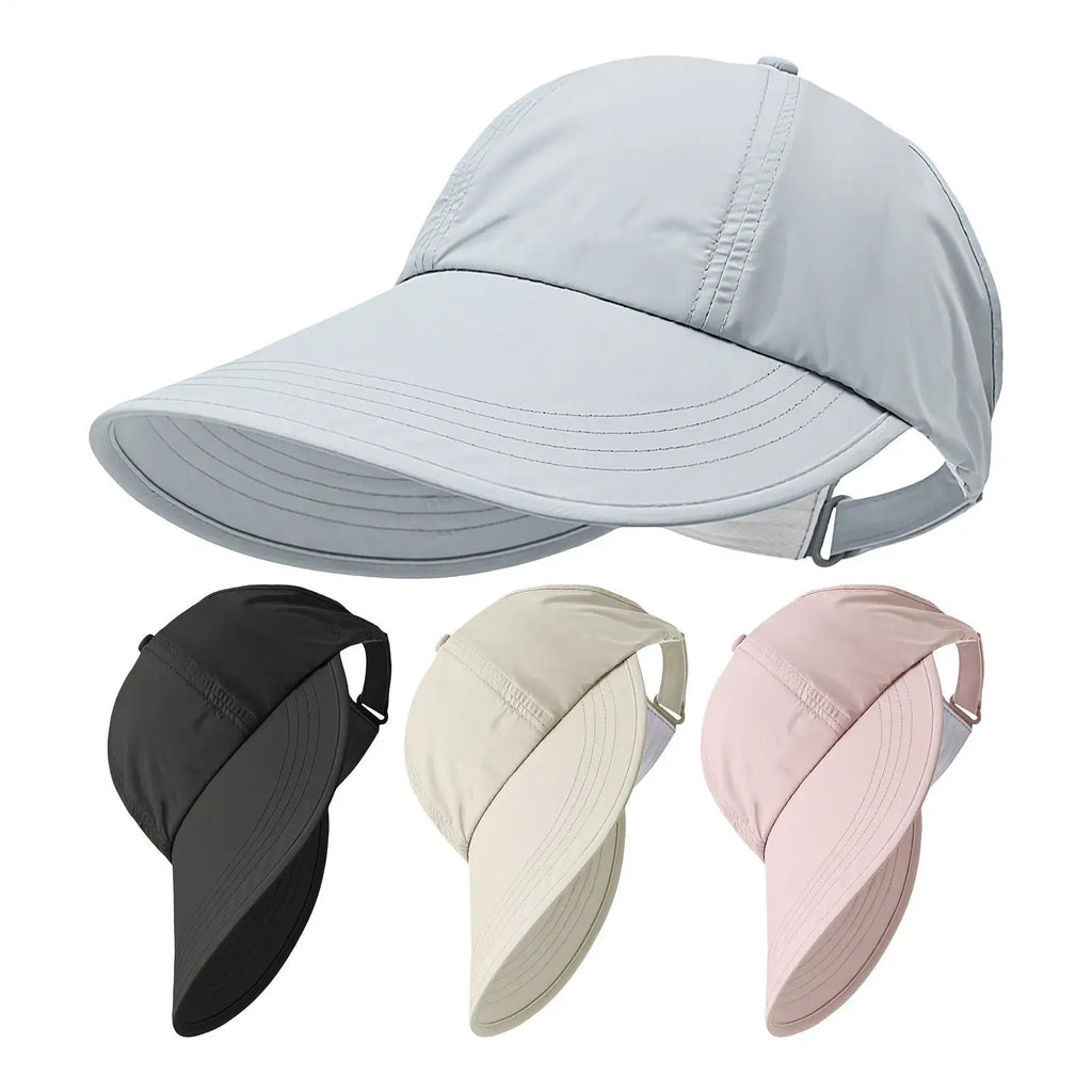 Wide Brim UV Sun Hat – Adjustable Breathable Unisex Outdoor Cap